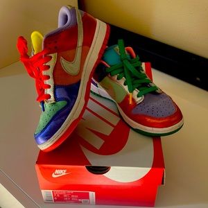 W Nike Dunk Low SE Sunset Pulse/Silver